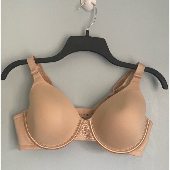 Vanity Fair Bra 36C Beige Full Coverage - Picture 1 of 8